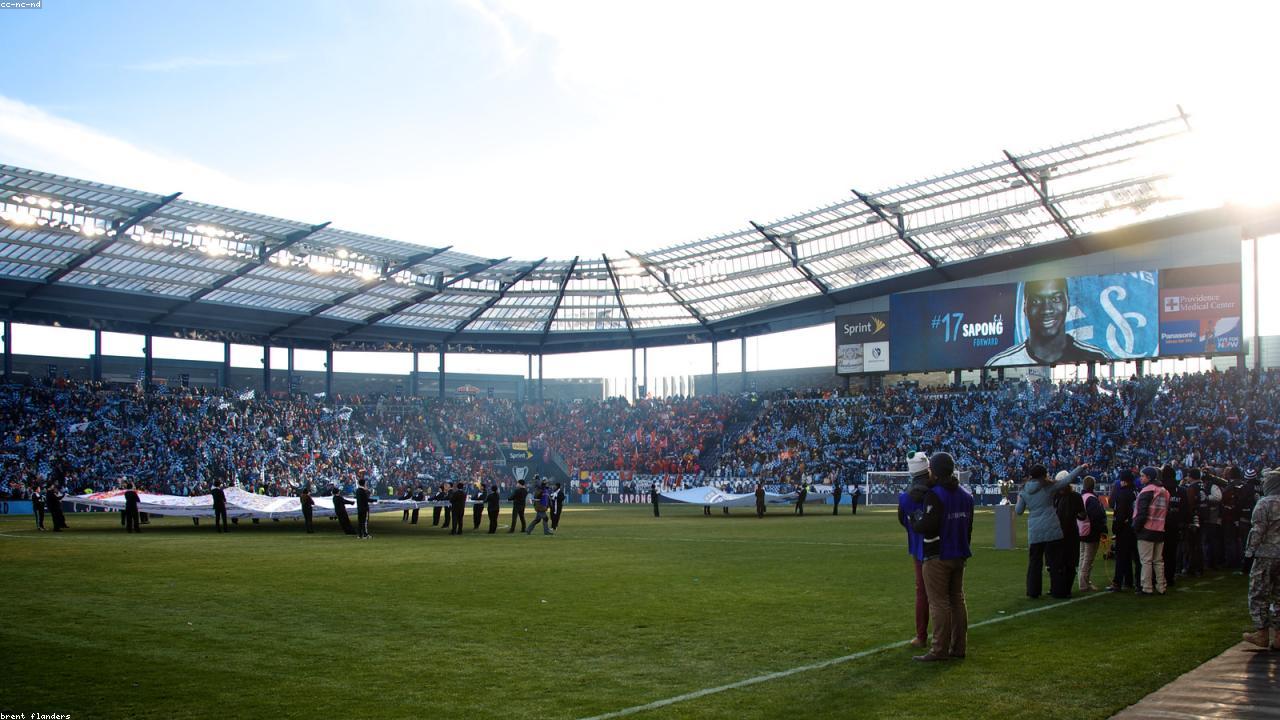 Estadio Azteca viewed from stands.
