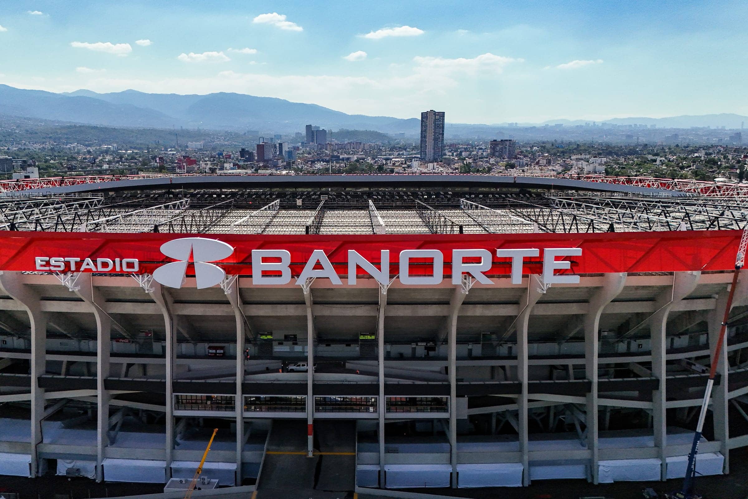 Mexico City Stadium, the venue for the first World Cup 2026 opening day match.